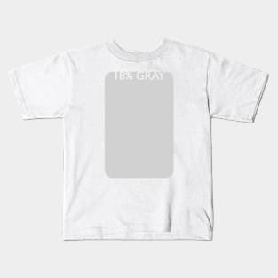 18% Gray Kids T-Shirt